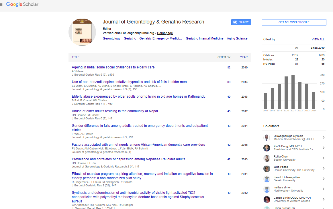 Gerontology & Geriatric Research