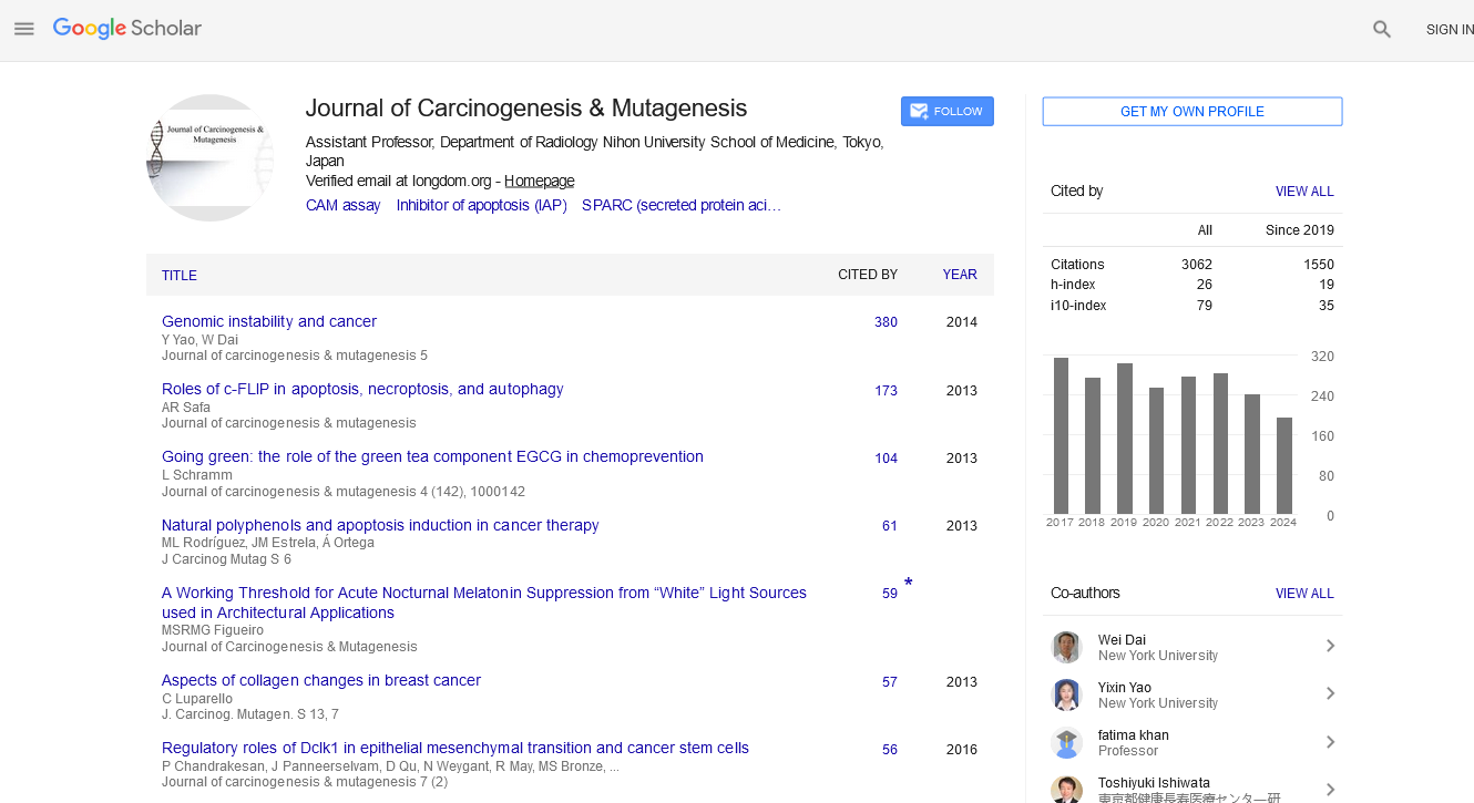 Journal of Carcinogenesis & Mutagenesis