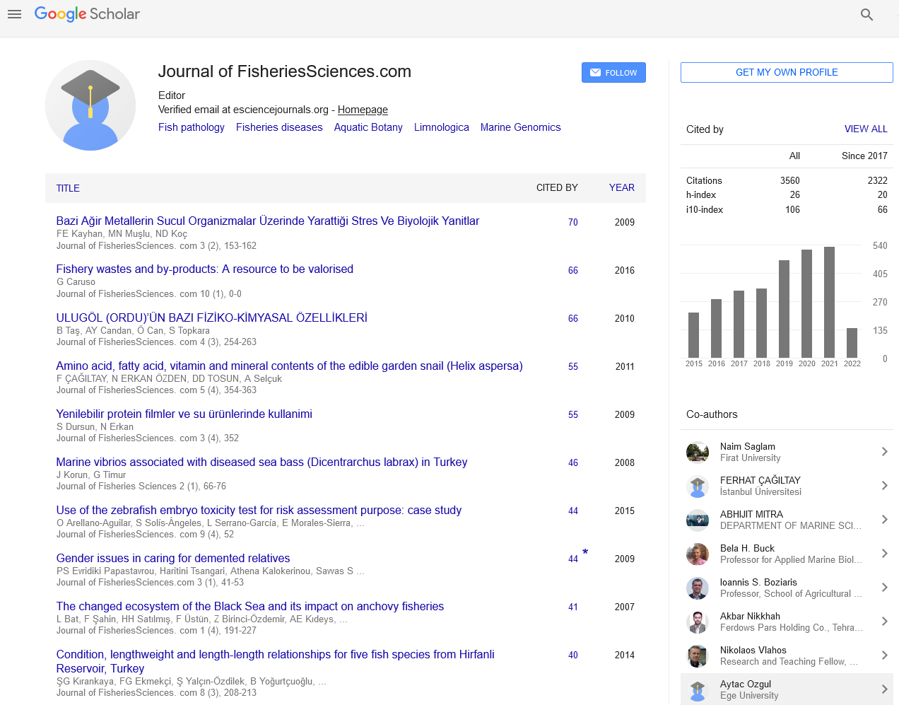 Journal of FisheriesSciences.com