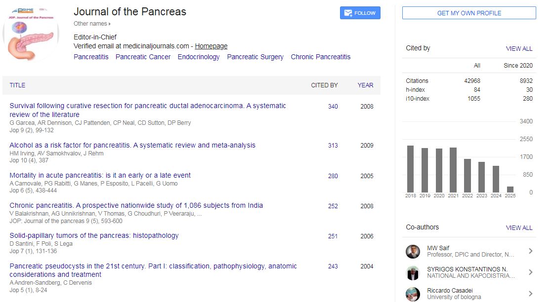 Journal of the Pancreas