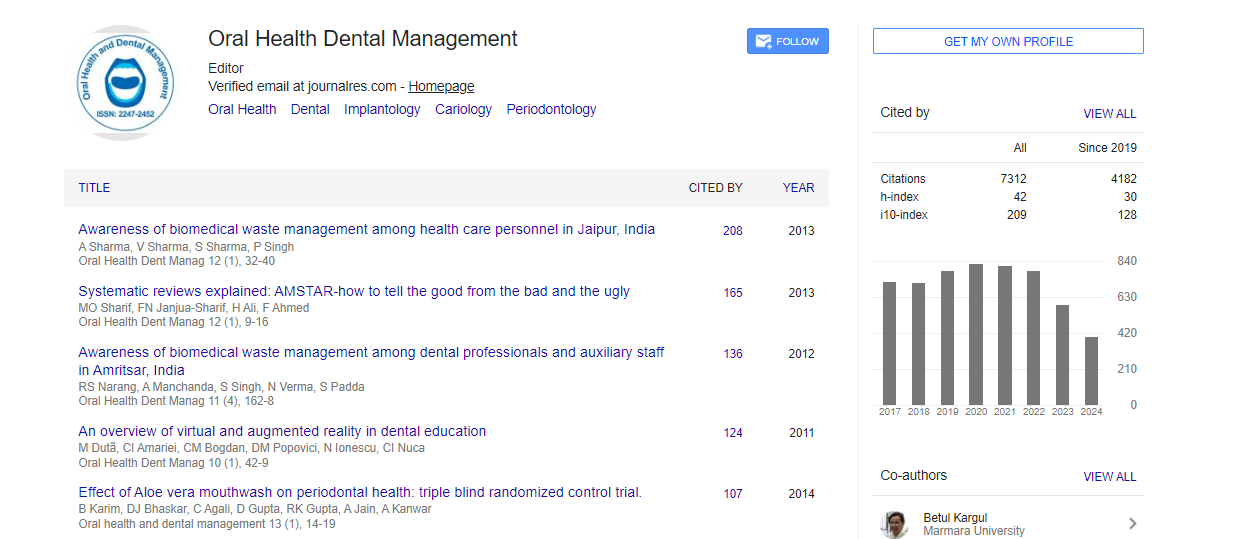 Oral Health and Dental Management