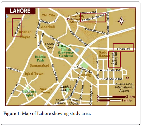 bacteriology-parasitology-Lahore-map